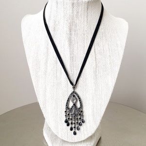Fancy Black Necklace
